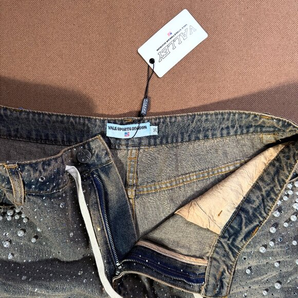 Vale Valley Forever Jorts "RAINSTORM" | Stone Wash | Size 36 - Picture 3 of 4